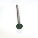 Greeninmygarden.com vous recommande : Clous à tête plate verte en acier pour gazon synthétique - 100 pièces